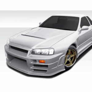 1989-1994 Nissan Skyline 2DR R32 Duraflex R324 Conversion Front Bumper - 1 Piece