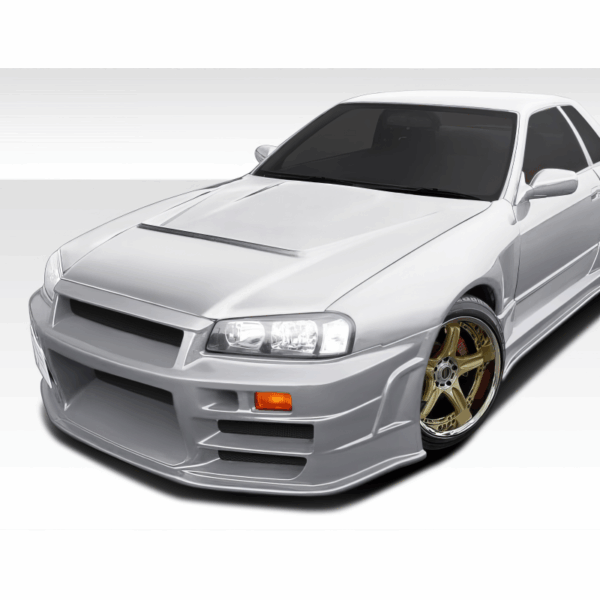 1989-1994 Nissan Skyline 2DR R32 Duraflex R324 Conversion Front Bumper - 1 Piece
