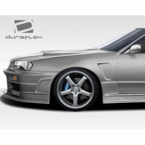 1989-1994 Nissan Skyline 2DR R32 Duraflex R324 Conversion Front Fenders - 2 Piece - Image 2