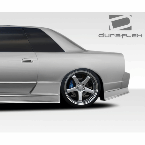 1989-1994 Nissan Skyline 2DR R32 Duraflex R324 Conversion Rear Fender Flares - 2 Piece - Image 2