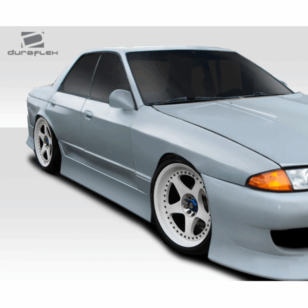 1989-1994 Nissan Skyline R32 4DR Duraflex V-Speed Side Skirts - 2 Piece - Image 2