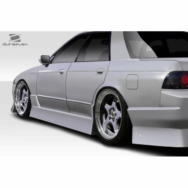 1989-1994 Nissan Skyline R32 4DR Duraflex Type U Side Skirts - 2 Piece - Image 2