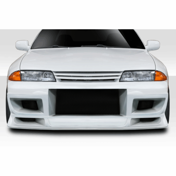 1989-1994 Nissan Skyline R32 2DR / 4DR Duraflex Demon V2 Front Bumper - 1 Piece