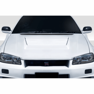1999-2002 Nissan Skyline R34 Duraflex D1 Hood - 1 Piece