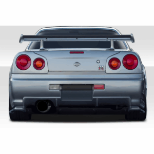 1999-2002 Nissan Skyline R34 2DR Duraflex Estra Rear Bumper - 1 Piece