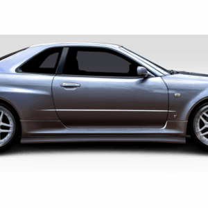 1999-2002 Nissan Skyline R34 2DR Duraflex Estra Side Skirt Rocker Panels - 2 Piece