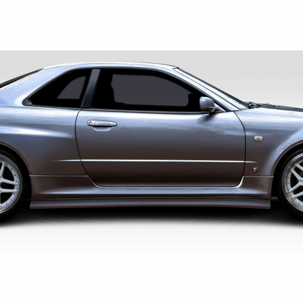 1999-2002 Nissan Skyline R34 2DR Duraflex Estra Side Skirt Rocker Panels - 2 Piece