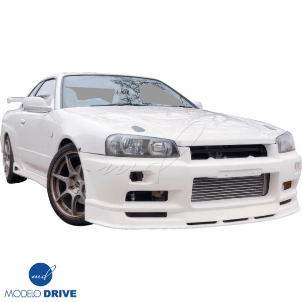 ModeloDrive FRP URA TR Front Bumper > Nissan Skyline (R34) GTS 1999-2004 > 2/4dr - Image 2