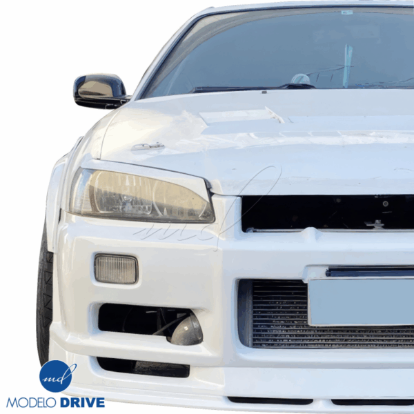 ModeloDrive FRP URA TR Front Bumper > Nissan Skyline (R34) GTS 1999-2004 > 2/4dr - Image 3