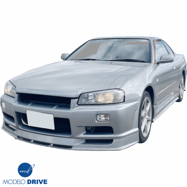 ModeloDrive FRP URA TR Front Bumper > Nissan Skyline (R34) GTS 1999-2004 > 2/4dr - Image 9