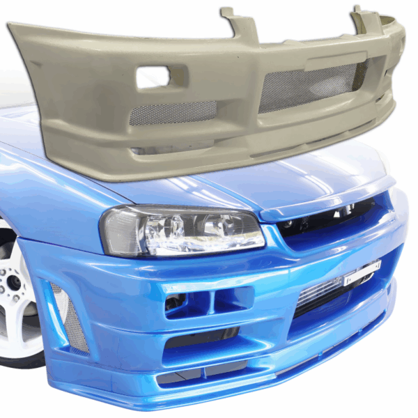 ModeloDrive FRP URA TR Front Bumper > Nissan Skyline (R34) GTS 1999-2004 > 2/4dr - Image 13