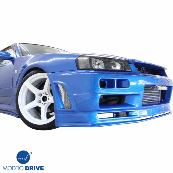 ModeloDrive FRP URA TR Front Bumper > Nissan Skyline (R34) GTS 1999-2004 > 2/4dr - Image 25