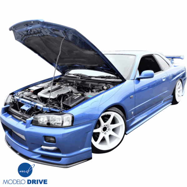 ModeloDrive FRP URA TR Front Bumper > Nissan Skyline (R34) GTS 1999-2004 > 2/4dr - Image 31