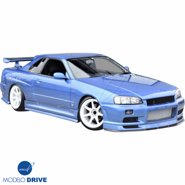ModeloDrive FRP URA TR Front Bumper > Nissan Skyline (R34) GTS 1999-2004 > 2/4dr - Image 33