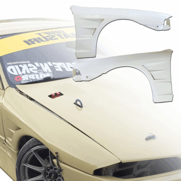 ModeloDrive FRP BSPO Wide Body 30mm Fenders (front) 2pc > Nissan Skyline (R32) GTS 1990-1994 - Image 9