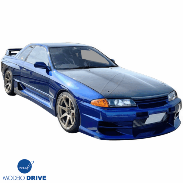 ModeloDrive Carbon Fiber OER GTR Hood Brow Accent > Nissan Skyline (R32) 1990-1994 - Image 11