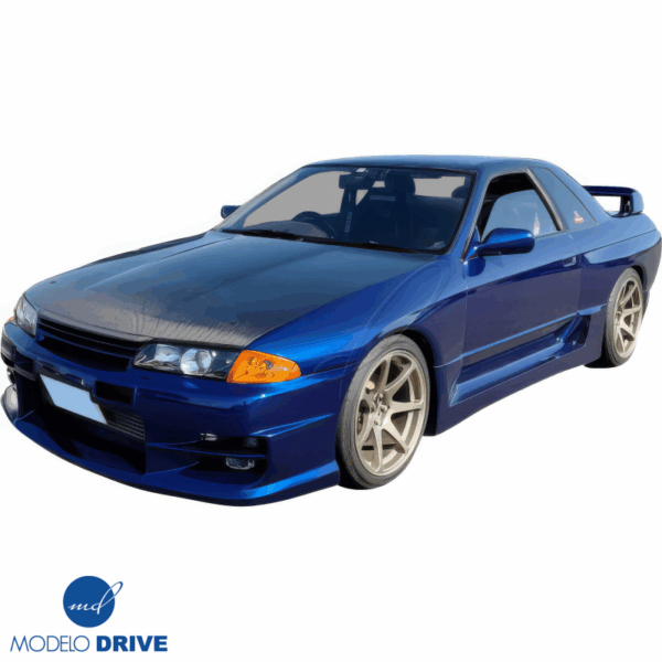 ModeloDrive Carbon Fiber OER GTR Hood Brow Accent > Nissan Skyline (R32) 1990-1994 - Image 14