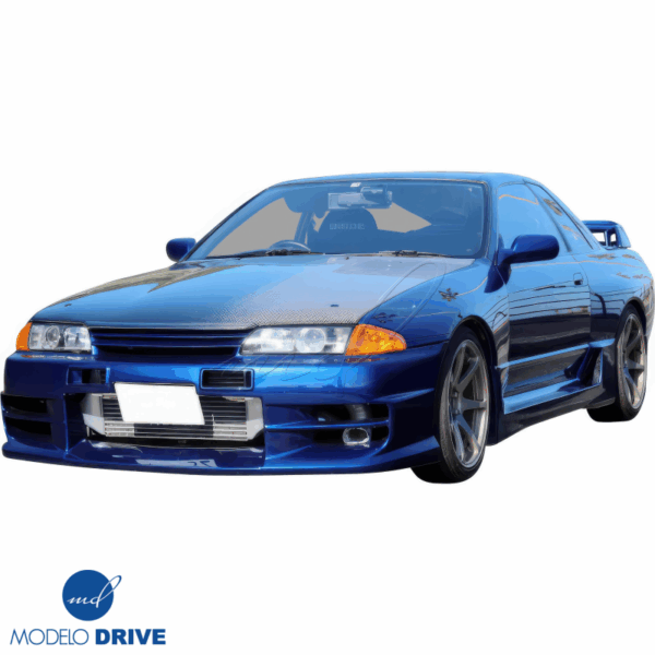 ModeloDrive Carbon Fiber OER GTR Hood Brow Accent > Nissan Skyline (R32) 1990-1994 - Image 16