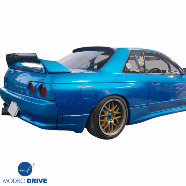 ModeloDrive Carbon Fiber RDAN Trunk Spoiler Wing Gurney Flap > Nissan Skyline (R32) 1990-1994 - Image 9