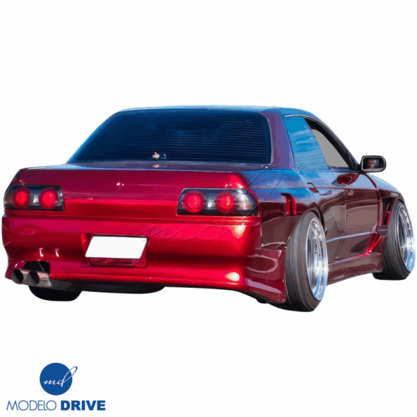 ModeloDrive FRP CFAC Wide Body Fenders (rear) 4pc > Nissan Skyline (R32) 1990-1994 > 4dr Sedan - Image 9