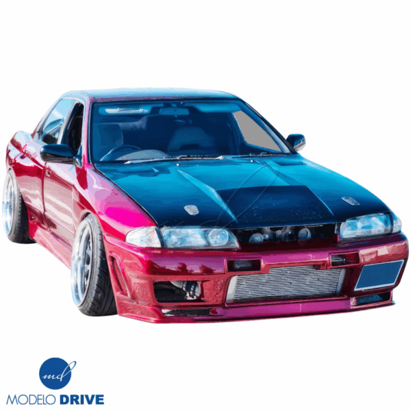 ModeloDrive FRP CFAC Wide Body Fenders (rear) 4pc > Nissan Skyline (R32) 1990-1994 > 4dr Sedan - Image 11