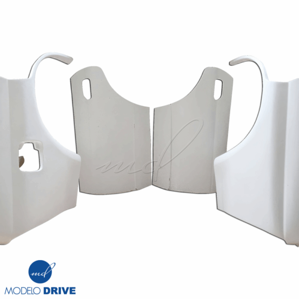 ModeloDrive FRP CFAC Wide Body Fenders (rear) 4pc > Nissan Skyline (R32) 1990-1994 > 4dr Sedan - Image 18