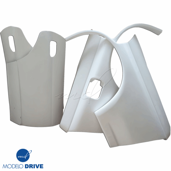 ModeloDrive FRP CFAC Wide Body Fenders (rear) 4pc > Nissan Skyline (R32) 1990-1994 > 4dr Sedan - Image 22