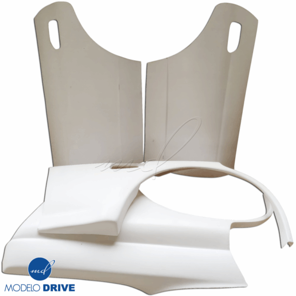 ModeloDrive FRP CFAC Wide Body Fenders (rear) 4pc > Nissan Skyline (R32) 1990-1994 > 4dr Sedan - Image 23