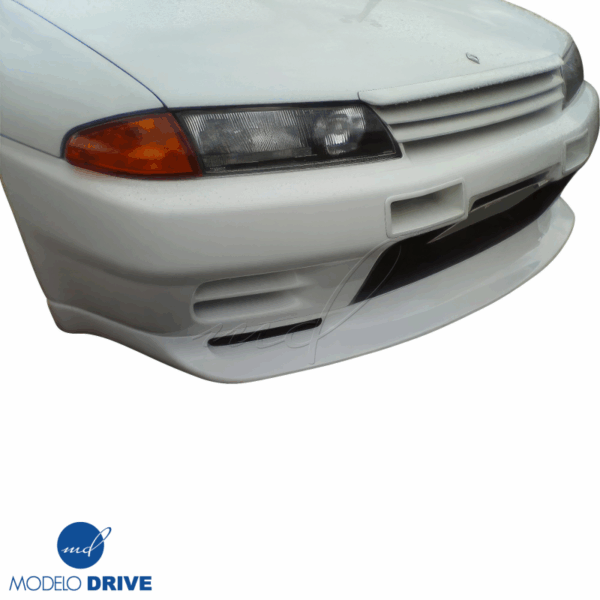 ModeloDrive FRP JU Front Lip Valance > Nissan Skyline (R32) 1990-1994 - Image 2