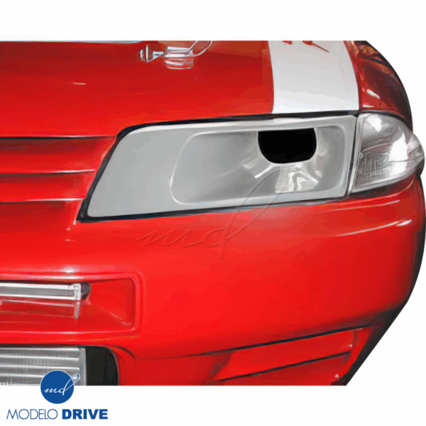 ModeloDrive FRP Ram-Air Headlight Housing (left) > Nissan Skyline (R32) 1990-1994 - Image 2