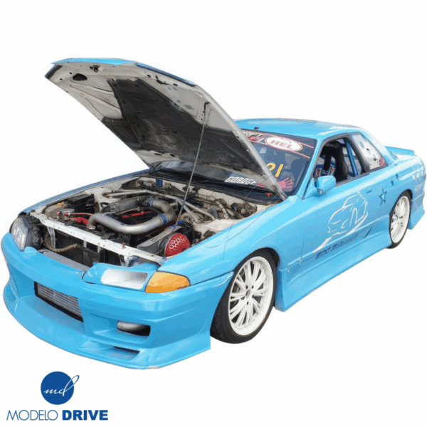 ModeloDrive FRP Ram-Air Headlight Housing (left) > Nissan Skyline (R32) 1990-1994 - Image 6