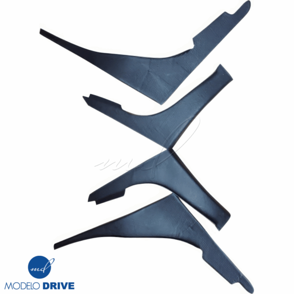 ModeloDrive Carbon Fiber TB GTR Canards 4pc > Nissan Skyline (R32) 1990-1994 - Image 4