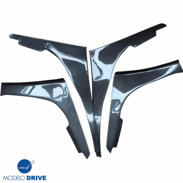ModeloDrive Carbon Fiber TB GTR Canards 4pc > Nissan Skyline (R32) 1990-1994 - Image 6