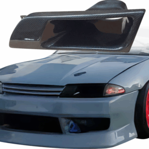 ModeloDrive Carbon Fiber Ram-Air Headlight Housing (left) > Nissan Skyline (R32) 1990-1994