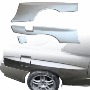 ModeloDrive FRP GTR Style Wide Body 50mm Fenders (rear) 3pc > Nissan Skyline (R34) GTS 1999-2004 > 2dr Coupe