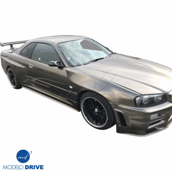 ModeloDrive FRP GTR Style Wide Body 50mm Fenders (rear) 3pc > Nissan Skyline (R34) GTS 1999-2004 > 2dr Coupe - Image 8