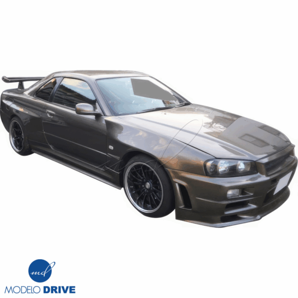 ModeloDrive FRP GTR Style Wide Body 50mm Fenders (rear) 3pc > Nissan Skyline (R34) GTS 1999-2004 > 2dr Coupe - Image 9