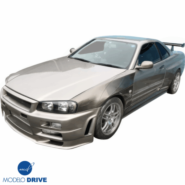 ModeloDrive FRP GTR Style Wide Body 50mm Fenders (rear) 3pc > Nissan Skyline (R34) GTS 1999-2004 > 2dr Coupe - Image 11