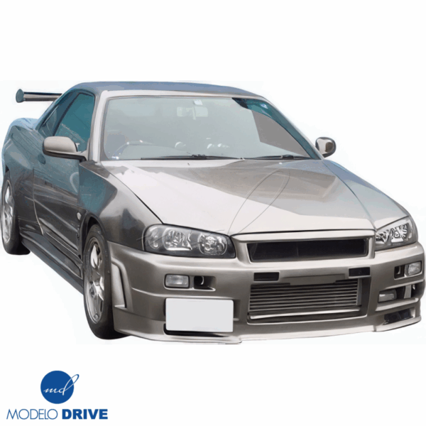 ModeloDrive FRP GTR Style Wide Body 50mm Fenders (rear) 3pc > Nissan Skyline (R34) GTS 1999-2004 > 2dr Coupe - Image 12