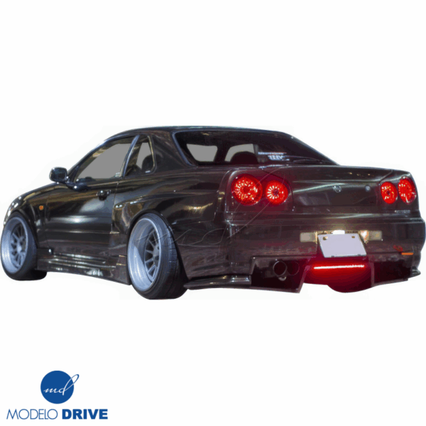 ModeloDrive FRP GTR Style Wide Body 50mm Fenders (rear) 3pc > Nissan Skyline (R34) GTS 1999-2004 > 2dr Coupe - Image 15