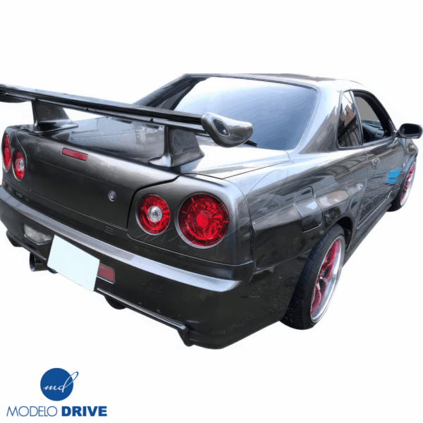 ModeloDrive FRP GTR Style Wide Body 50mm Fenders (rear) 3pc > Nissan Skyline (R34) GTS 1999-2004 > 2dr Coupe - Image 16