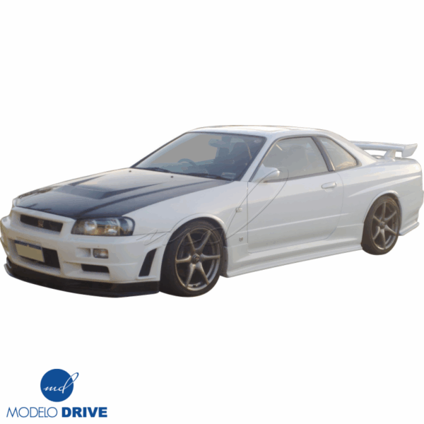 ModeloDrive Carbon Fiber EBEA Hood > Nissan Skyline (R34) GTS 1999-2004 - Image 5