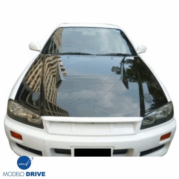 ModeloDrive Carbon Fiber EBEA Hood > Nissan Skyline (R34) GTS 1999-2004 - Image 9