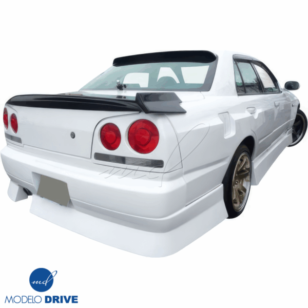 ModeloDrive FRP URA Wide Body Fenders (rear) 4pc > Nissan Skyline (R34) GTS 1999-2004 > 4dr Sedan - Image 3