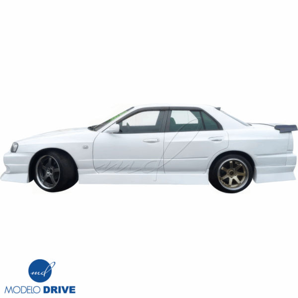 ModeloDrive FRP URA Wide Body Fenders (rear) 4pc > Nissan Skyline (R34) GTS 1999-2004 > 4dr Sedan - Image 5