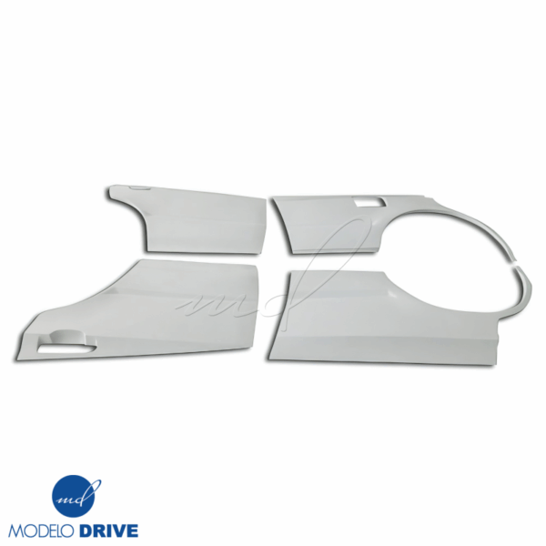 ModeloDrive FRP URA Wide Body Fenders (rear) 4pc > Nissan Skyline (R34) GTS 1999-2004 > 4dr Sedan - Image 8