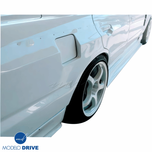ModeloDrive FRP URA Wide Body Fenders (rear) 4pc > Nissan Skyline (R34) GTS 1999-2004 > 4dr Sedan - Image 20