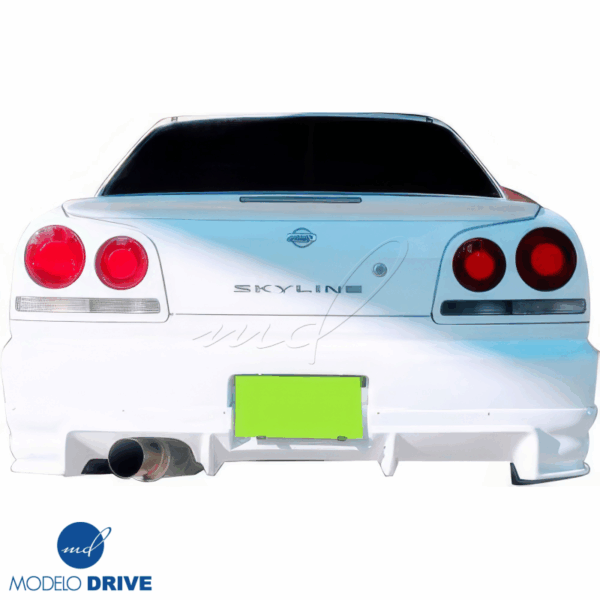ModeloDrive FRP URA Wide Body Fenders (rear) 4pc > Nissan Skyline (R34) GTS 1999-2004 > 4dr Sedan - Image 21