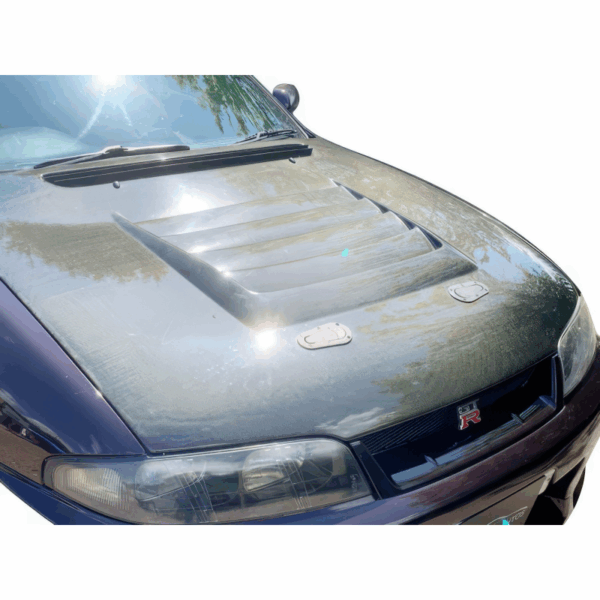 ModeloDrive Carbon Fiber DMA D1 Hood > Nissan Skyline (R33) GTS 1993-1995