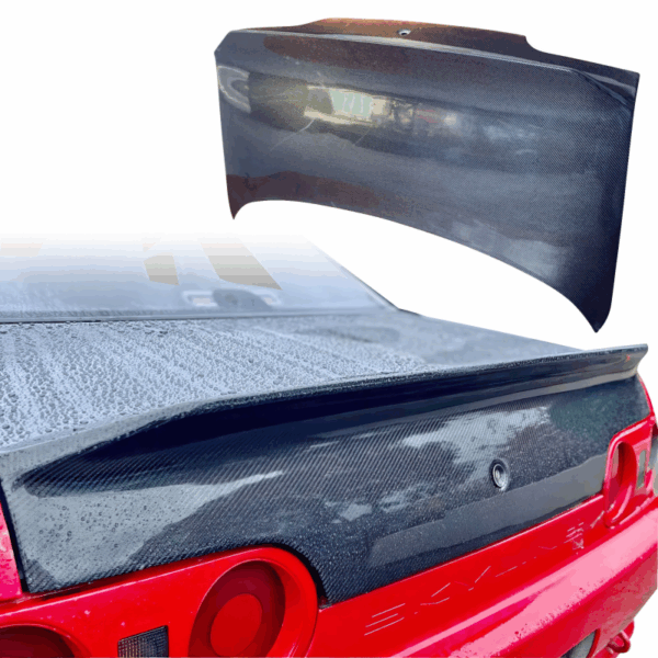 ModeloDrive Carbon Fiber CSL Duckbill Trunk > Nissan Skyline (R32) 1990-1994 > 2dr Coupe - Image 3